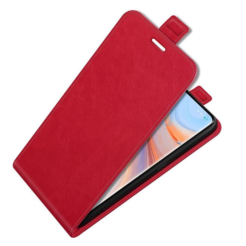 Flip Case Für Oppo Find X3 Neo Flip Case Vertikales Kunstleder