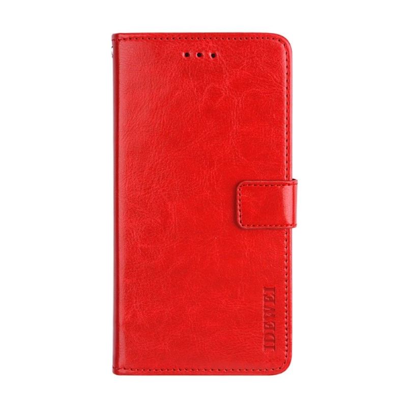 Flip Case Für Realme 8 5G Flip Case Idewei Folio Lederoptik