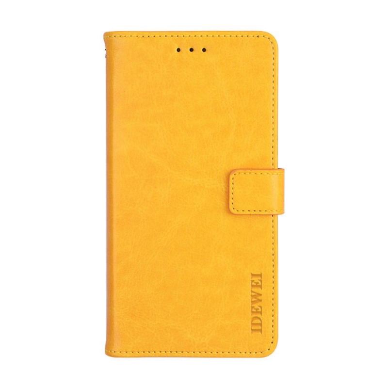 Flip Case Für Realme 8 5G Flip Case Idewei Folio Lederoptik