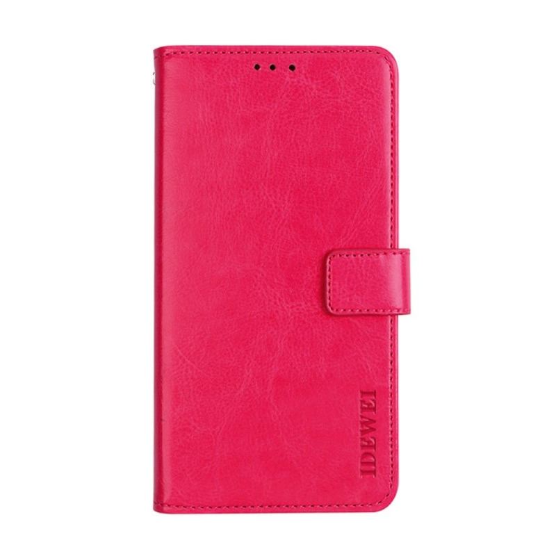 Flip Case Für Realme 8 5G Flip Case Idewei Folio Lederoptik