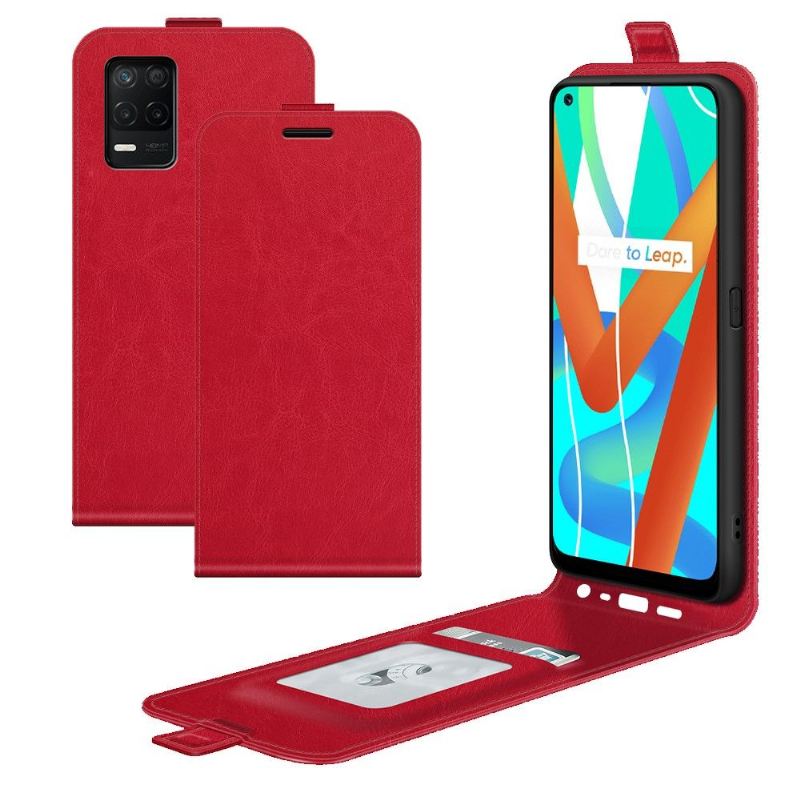 Flip Case Für Realme 8 5G Flip Case Vertikales Kunstleder