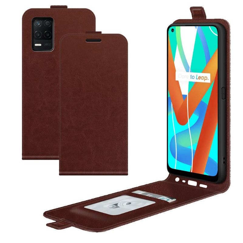 Flip Case Für Realme 8 5G Flip Case Vertikales Kunstleder