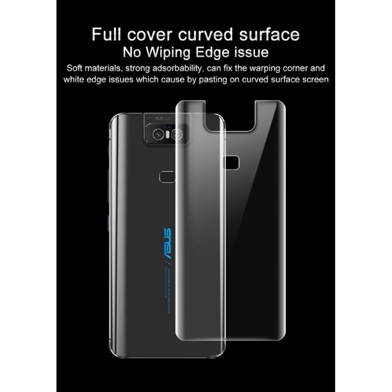 Asus Zenfone 6 - 2 Hydrogel-Rückenschutzfolien