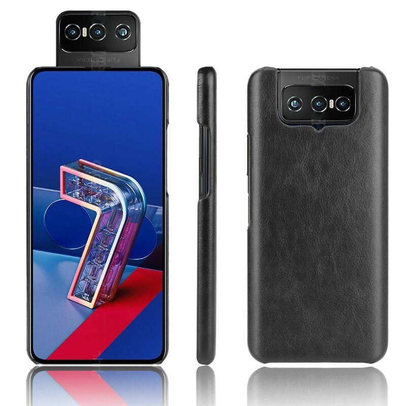 Hülle Für Asus Zenfone 7 / 7 Pro Litschi-ledereffekt