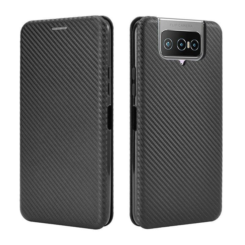 Schutzhülle Für Asus Zenfone 7 / 7 Pro Flip Case Silikonkohlenstoff