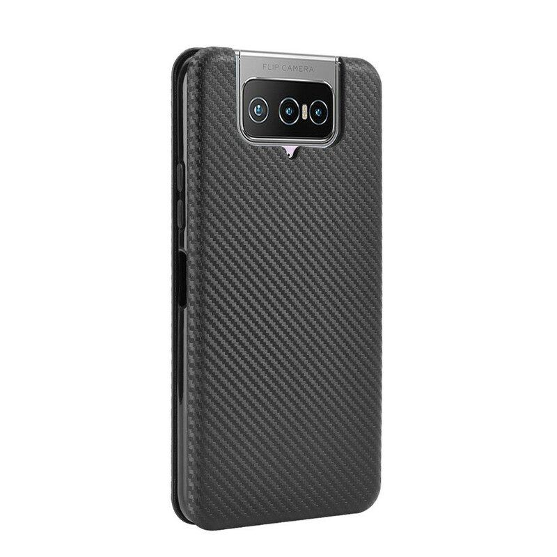 Schutzhülle Für Asus Zenfone 7 / 7 Pro Flip Case Silikonkohlenstoff