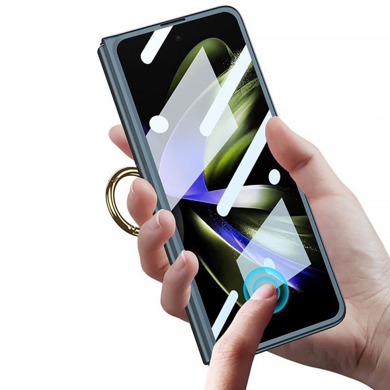 Hülle Für Samsung Galaxy Z Fold 5 Klassisch Mit Gkk-ring