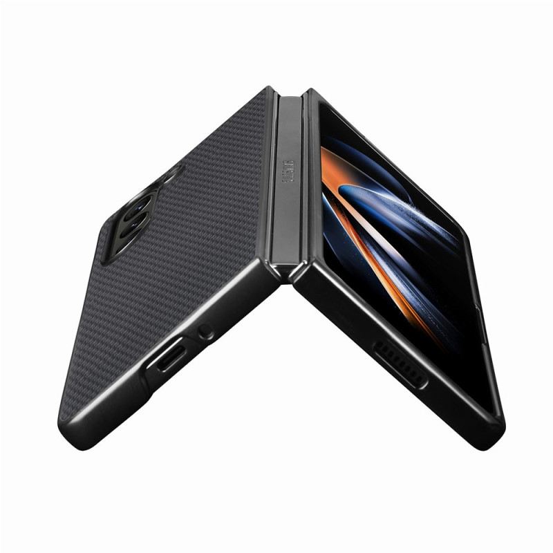 Hülle Samsung Galaxy Z Fold 5 Klassische Kohlefaser