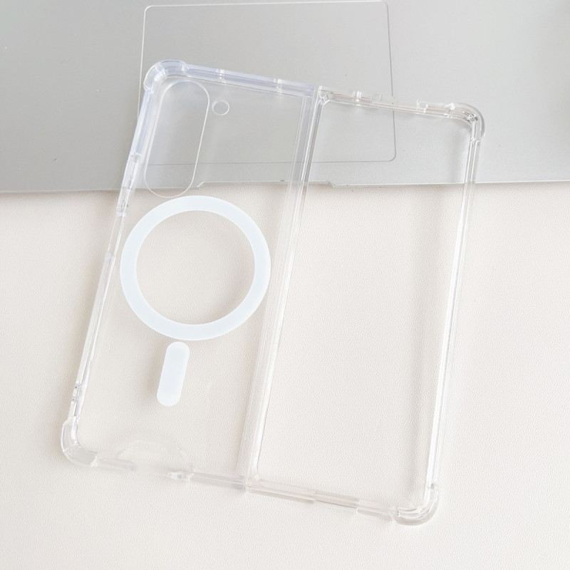 Hülle Samsung Galaxy Z Fold 5 Transparent Magsafe Kompatibel