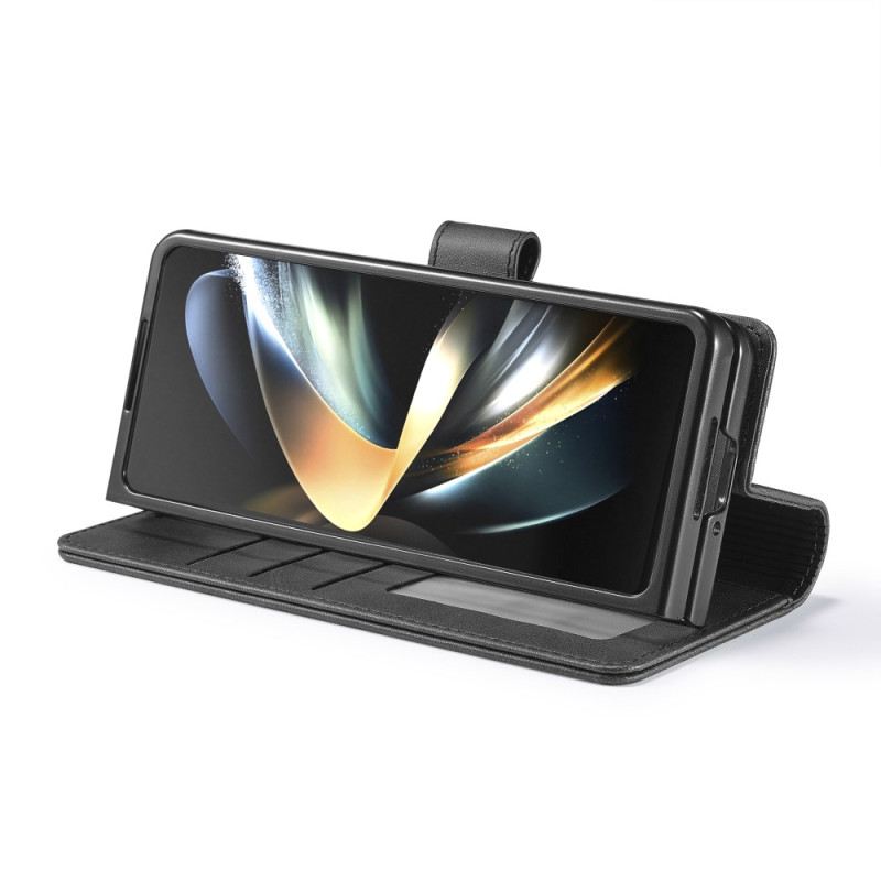 Lederhüllen Samsung Galaxy Z Fold 5 Handyhülle Lc.imeeke