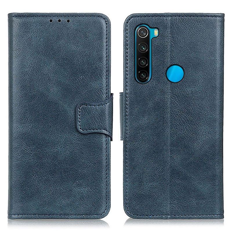 Case Für Xiaomi Redmi Note 8 2021 Flip Case Folio Standfunktion Aus Kunstleder