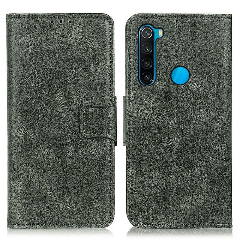 Case Für Xiaomi Redmi Note 8 2021 Flip Case Folio Standfunktion Aus Kunstleder