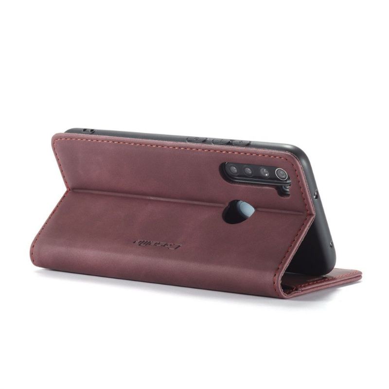 Flip Case Für Xiaomi Redmi Note 8 2021 Golias Aus Retro-lederimitat