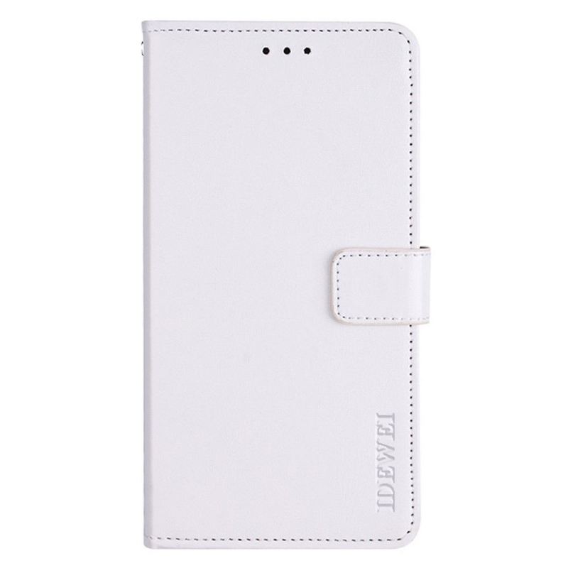 Lederhüllen Für Xiaomi Redmi Note 8 2021 Flip Case Idewei Folio Lederoptik