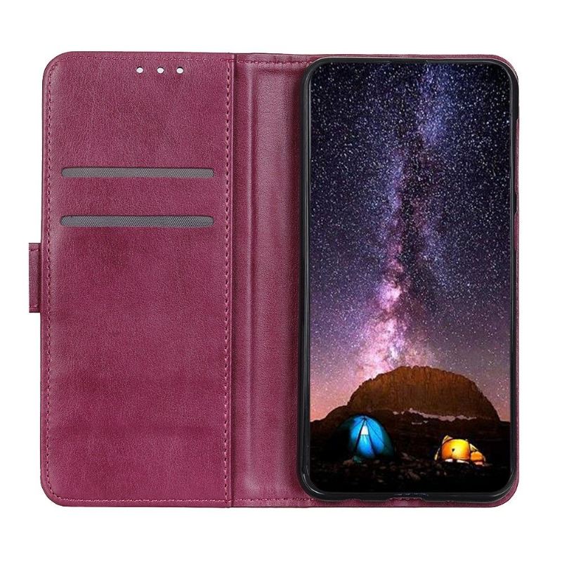 Lederhüllen Für Xiaomi Redmi Note 8 2021 Flip Case Überschlag Aus Kunstleder Mit Niete