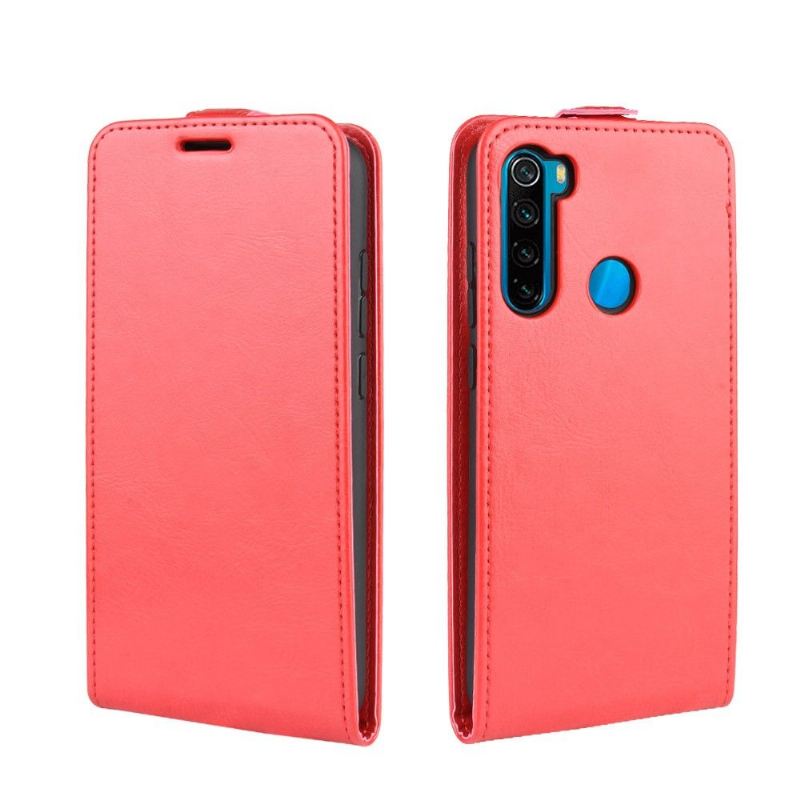 Lederhüllen Für Xiaomi Redmi Note 8 2021 Flip Case Vertikales Kunstleder