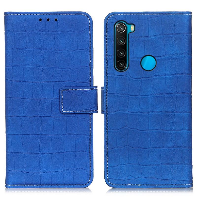 Lederhüllen Für Xiaomi Redmi Note 8 2021 Lederimitat Kroko-optik