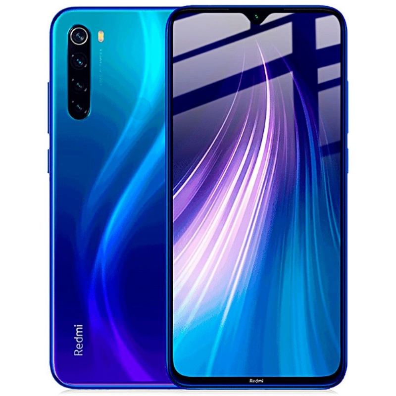 Xiaomi Redmi Note 8 2021 / 2019 Displayschutzfolie Aus Gehärtetem Glas In Voller Größe