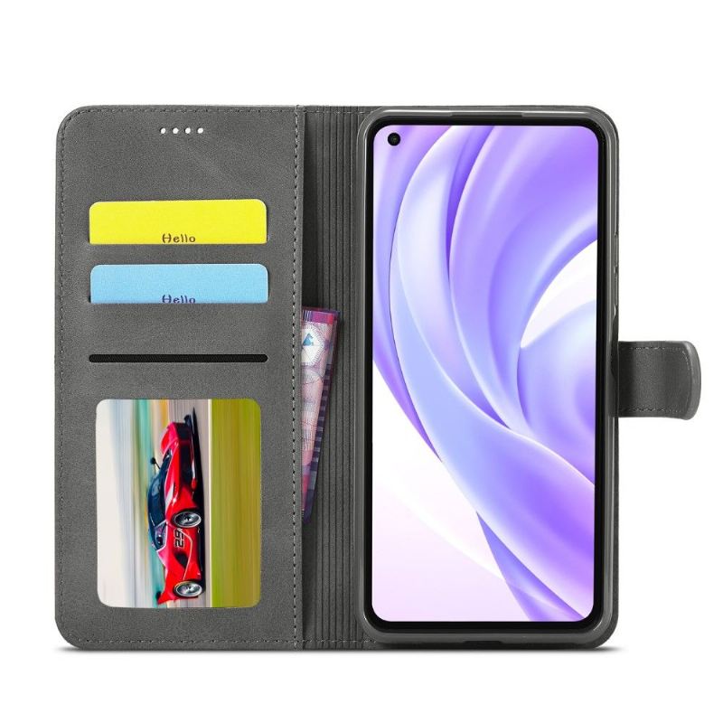 Case Für Xiaomi Mi 11 Lite 5G NE / Mi 11 Lite / Mi 11 Lite 5G Flip Case Ledereffekt Lc.imeeke