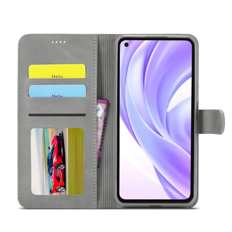 Case Für Xiaomi Mi 11 Lite 5G NE / Mi 11 Lite / Mi 11 Lite 5G Flip Case Ledereffekt Lc.imeeke