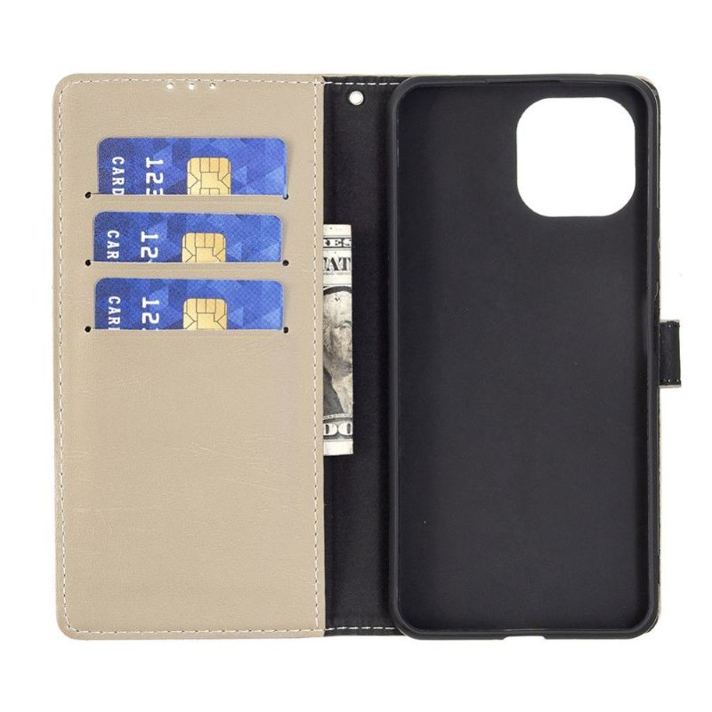 Case Für Xiaomi Mi 11 Lite 5G NE / Mi 11 Lite / Mi 11 Lite 5G Flip Case Retro Kunstleder