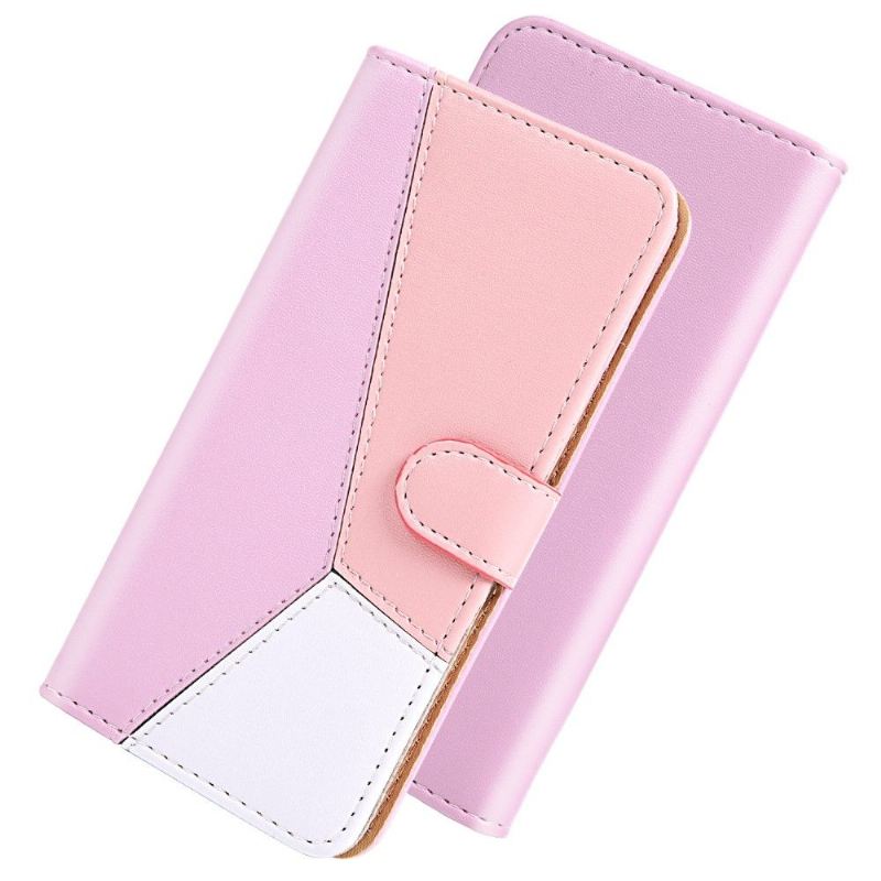 Flip Case Für Xiaomi Mi 11 Lite 5G NE / Mi 11 Lite / Mi 11 Lite 5G Dreifarbiges Kunstleder