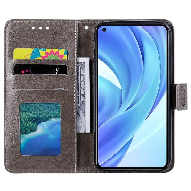 Flip Case Für Xiaomi Mi 11 Lite 5G NE / Mi 11 Lite / Mi 11 Lite 5G Sonnen-mandala