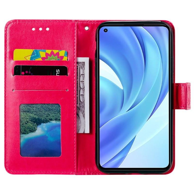 Flip Case Für Xiaomi Mi 11 Lite 5G NE / Mi 11 Lite / Mi 11 Lite 5G Sonnen-mandala