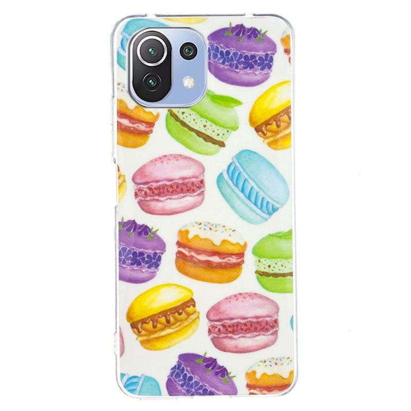 Hülle Für Xiaomi Mi 11 Lite 5G NE / Mi 11 Lite / Mi 11 Lite 5G Fluoreszierende Macarons