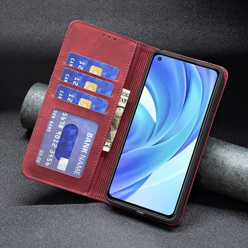 Lederhüllen Für Xiaomi Mi 11 Lite 5G NE / Mi 11 Lite / Mi 11 Lite 5G Anti-Sturz Flip Case Binfen Color Flip Kunstleder