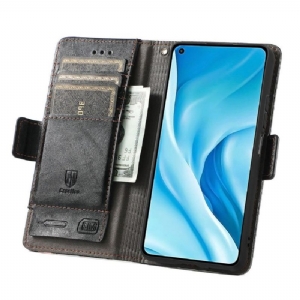 Lederhüllen Für Xiaomi Mi 11 Lite 5G NE / Mi 11 Lite / Mi 11 Lite 5G Anti-Sturz Flip Case Geschäft Umdrehen