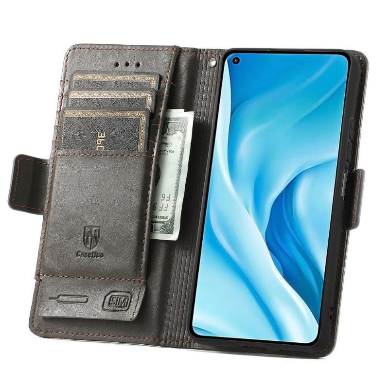 Lederhüllen Für Xiaomi Mi 11 Lite 5G NE / Mi 11 Lite / Mi 11 Lite 5G Anti-Sturz Flip Case Geschäft Umdrehen