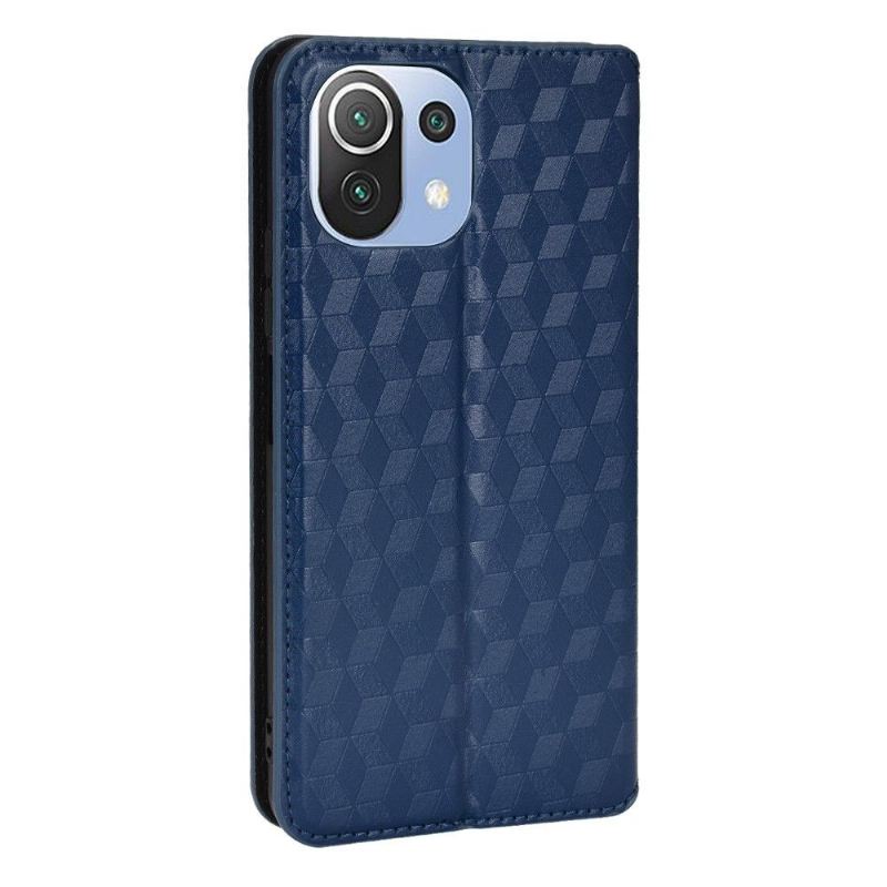 Lederhüllen Für Xiaomi Mi 11 Lite 5G NE / Mi 11 Lite / Mi 11 Lite 5G Flip Case Designgeometrie