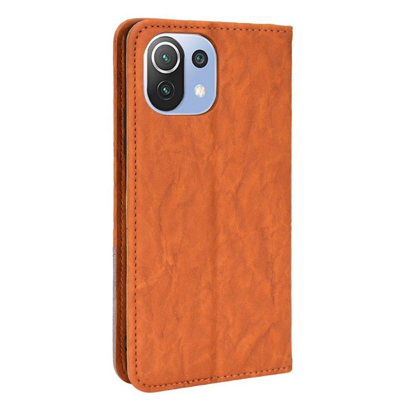 Lederhüllen Für Xiaomi Mi 11 Lite 5G NE / Mi 11 Lite / Mi 11 Lite 5G Schutzhülle Flip Case Retro Kunstleder