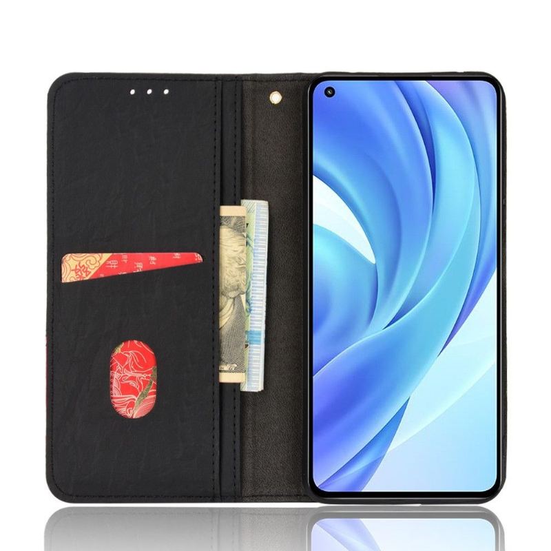 Lederhüllen Für Xiaomi Mi 11 Lite 5G NE / Mi 11 Lite / Mi 11 Lite 5G Schutzhülle Flip Case Retro Kunstleder