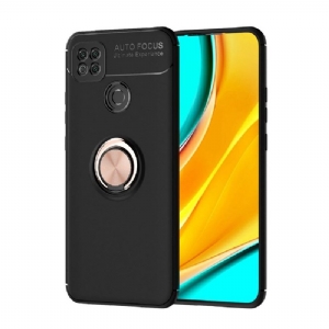 Handyhülle Für Xiaomi Redmi 9C Silikon Mit Drehbarem Halter