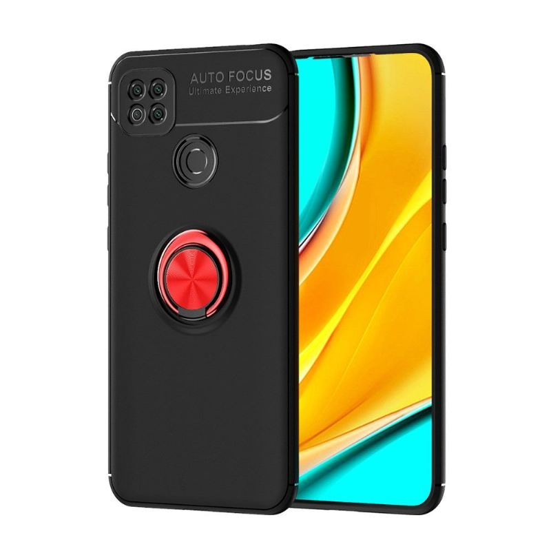 Handyhülle Für Xiaomi Redmi 9C Silikon Mit Drehbarem Halter