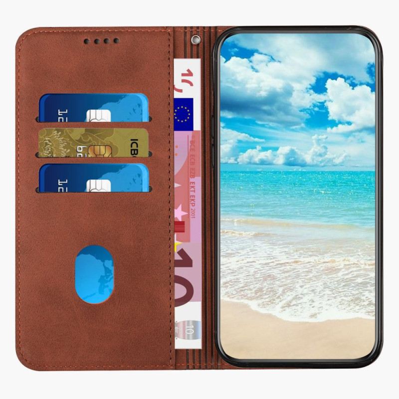 Flip Case Realme 12 Pro / 12 Pro Plus Handyhülle Rautenmuster