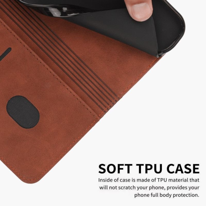 Flip Case Realme 12 Pro / 12 Pro Plus Handyhülle Rautenmuster