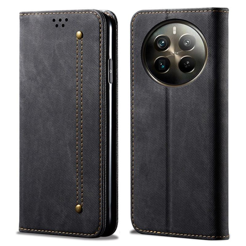 Flip Case Realme 12 Pro / 12 Pro Plus Jeansstoff