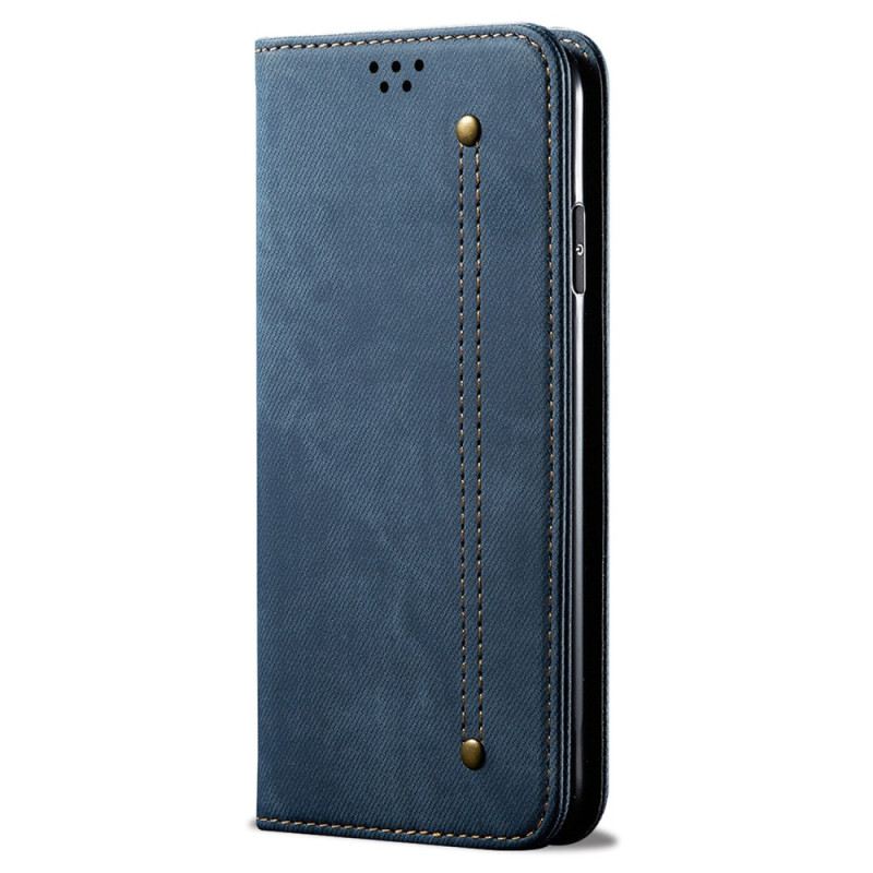 Flip Case Für Huawei Pura 70 Jeansstoff