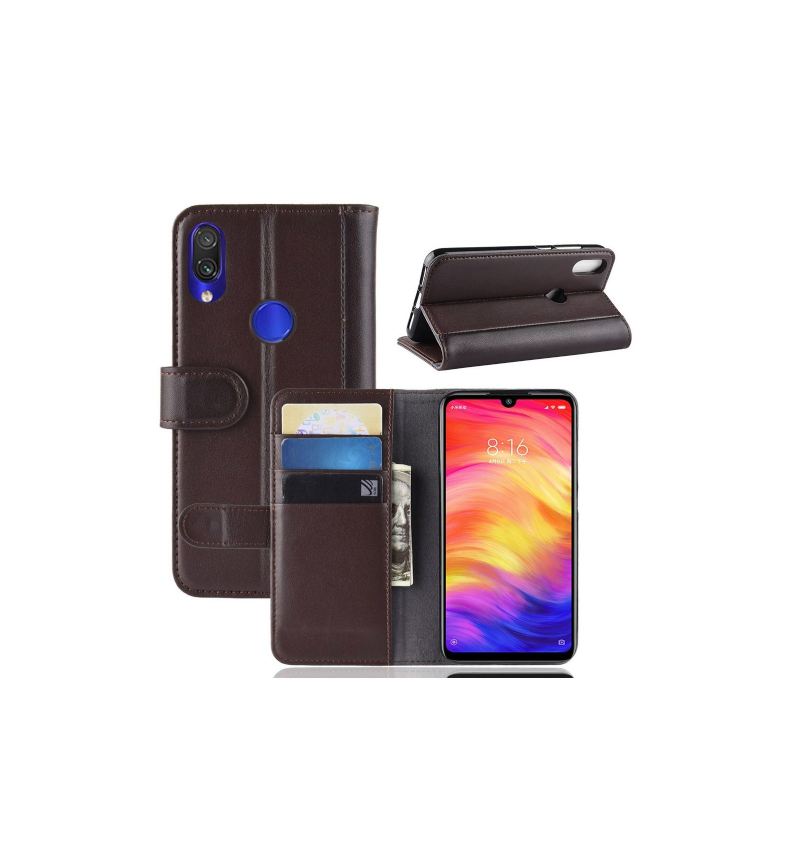 Case Für Xiaomi Redmi Note 7 Anti-Sturz Kartenetui Aus Premium-leder