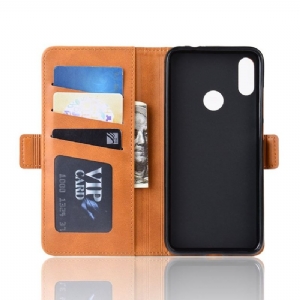 Case Für Xiaomi Redmi Note 7 Brieftasche Matter Lederbezug