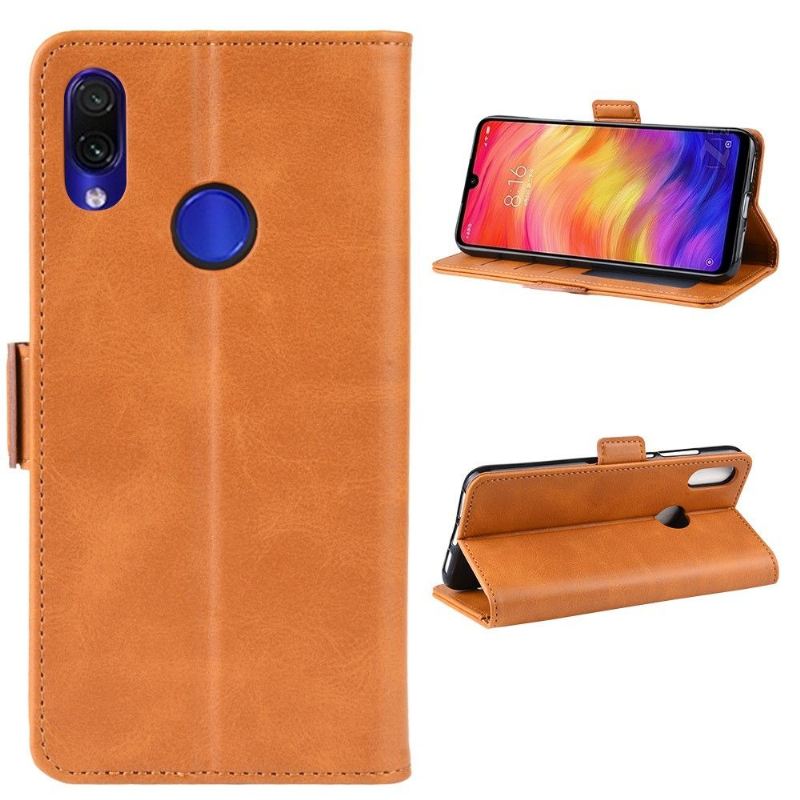 Case Für Xiaomi Redmi Note 7 Brieftasche Matter Lederbezug