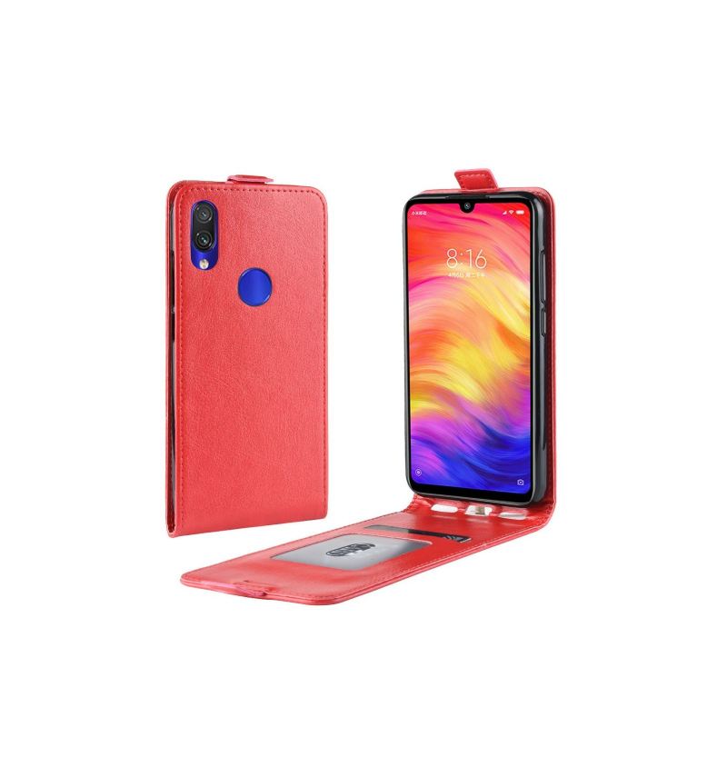 Case Für Xiaomi Redmi Note 7 Flip Case Vertikales Kunstleder