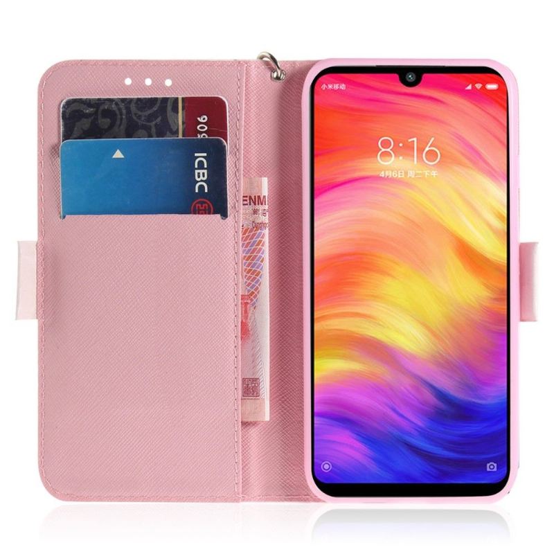 Case Für Xiaomi Redmi Note 7 Mit Kordel Blühende Zweige