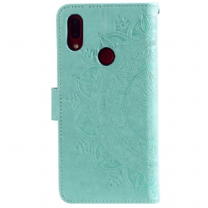 Case Für Xiaomi Redmi Note 7 Mit Lanyard Mit Sonnen-mandala