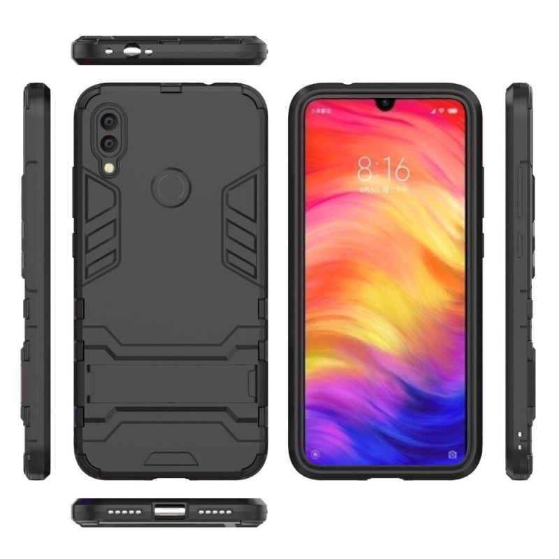 Handyhülle Für Xiaomi Redmi Note 7 Cool Guard Stoßfest Mit Integriertem Ständer