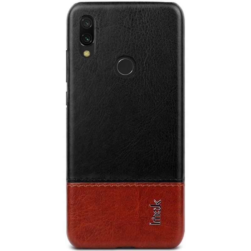 Handyhülle Für Xiaomi Redmi Note 7 Imak Bicolor Kunstleder - Schwarz Braun