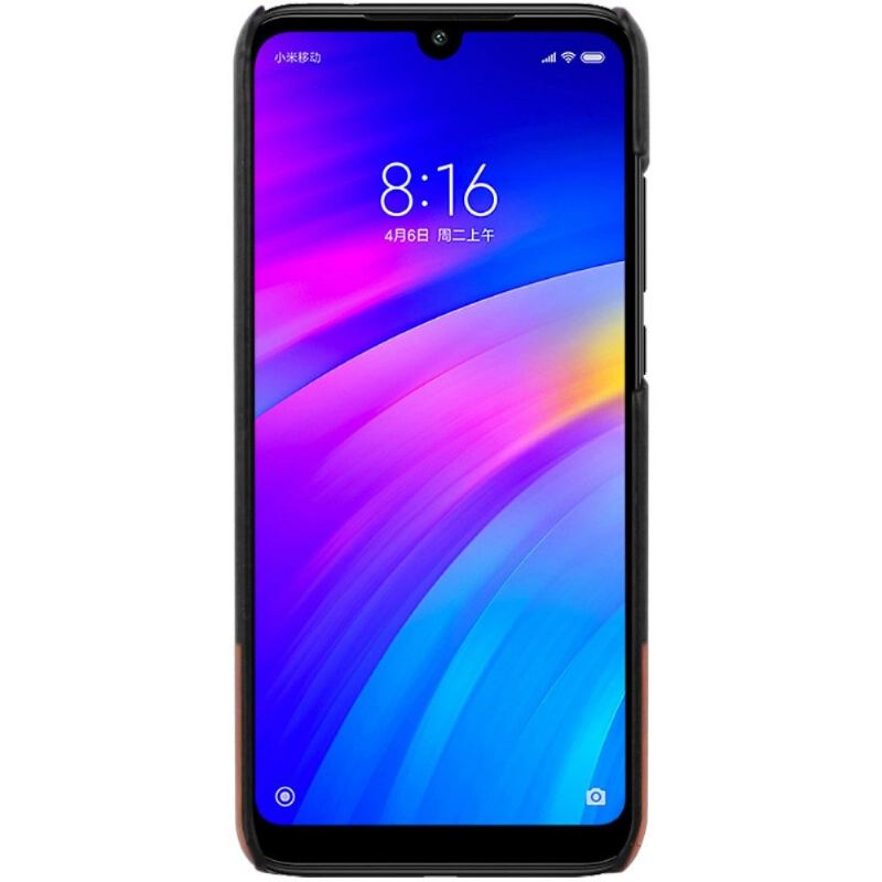 Handyhülle Für Xiaomi Redmi Note 7 Imak Bicolor Kunstleder - Schwarz Braun